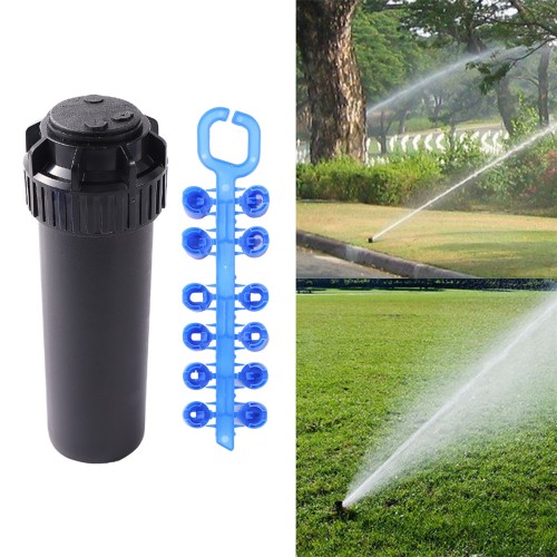 SLMKHHU Adjustable Pop-Up Lawn Sprinkler – Retractable Irrigation System for Precise Watering of Grass and Plants